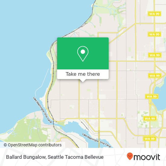 Ballard Bungalow map