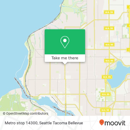 Mapa de Metro stop 14300