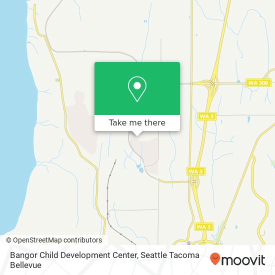 Mapa de Bangor Child Development Center