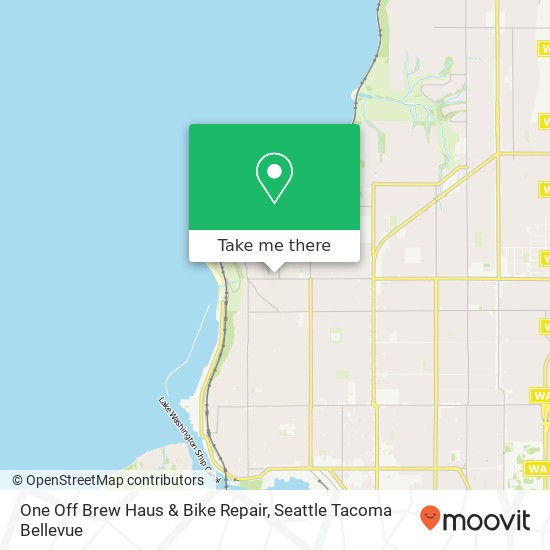 Mapa de One Off Brew Haus & Bike Repair