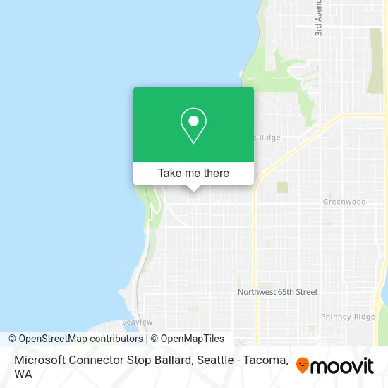 Mapa de Microsoft Connector Stop Ballard