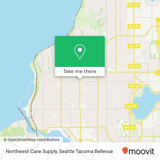 Northwest Cane Supply map
