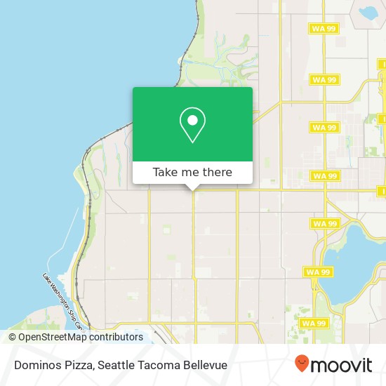 Mapa de Dominos Pizza