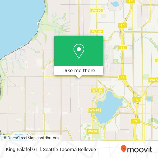 King Falafel Grill map