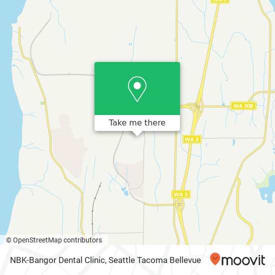 NBK-Bangor Dental Clinic map