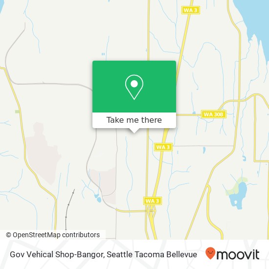 Mapa de Gov Vehical Shop-Bangor