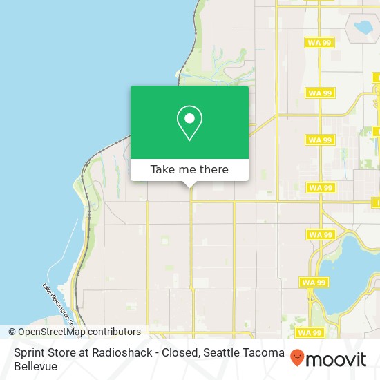 Mapa de Sprint Store at Radioshack - Closed