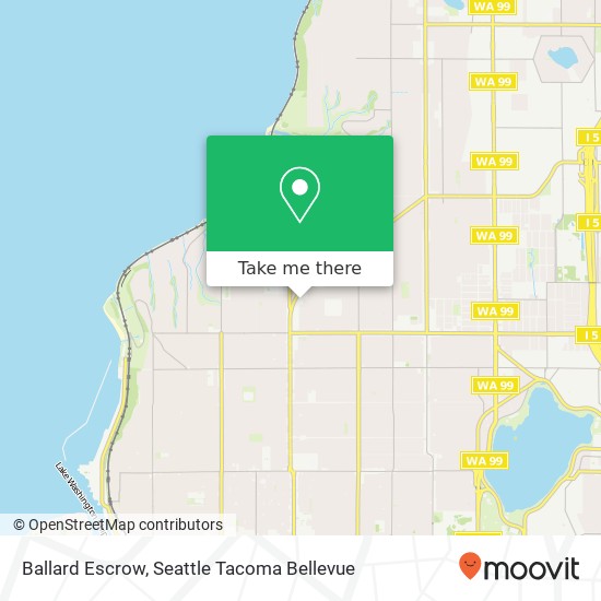 Mapa de Ballard Escrow