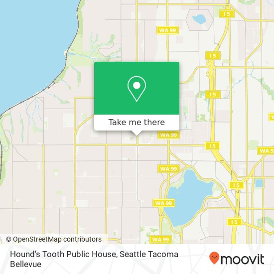 Mapa de Hound's Tooth Public House