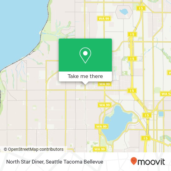 North Star Diner map