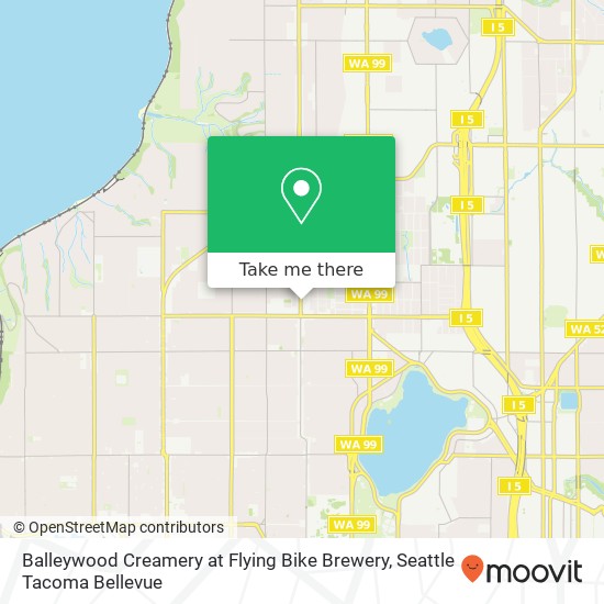 Mapa de Balleywood Creamery at Flying Bike Brewery