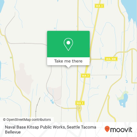 Naval Base Kitsap Public Works map