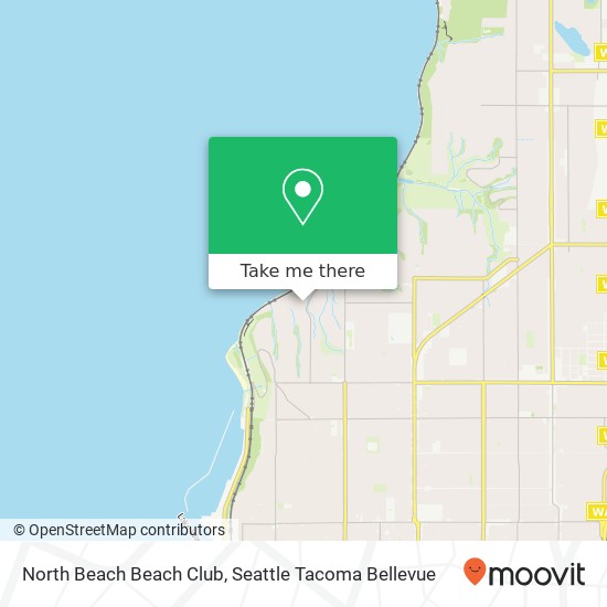 North Beach Beach Club map