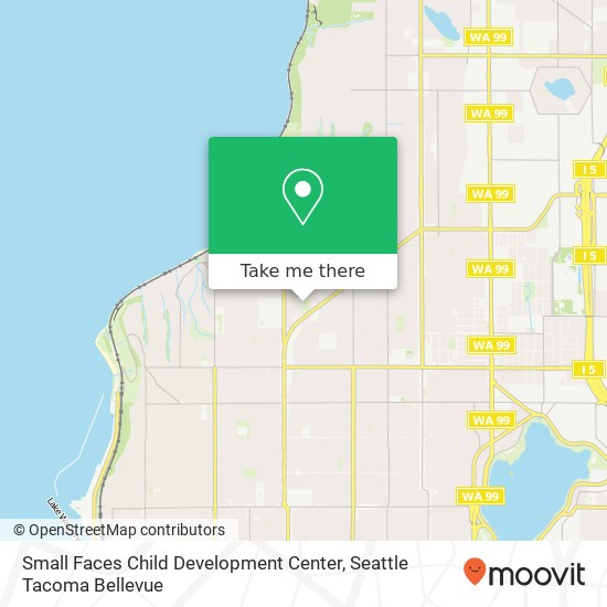 Mapa de Small Faces Child Development Center
