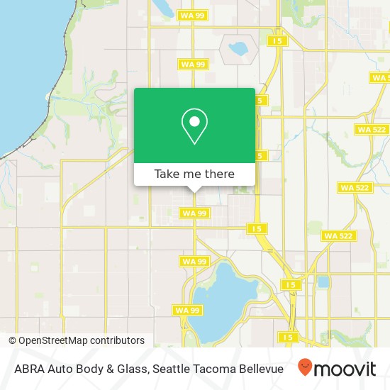 Mapa de ABRA Auto Body & Glass