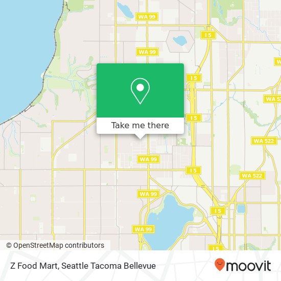 Z Food Mart map