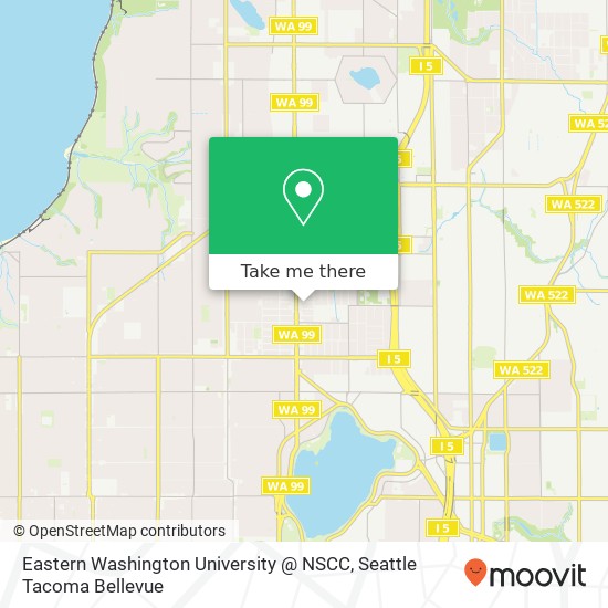 Eastern Washington University @ NSCC map