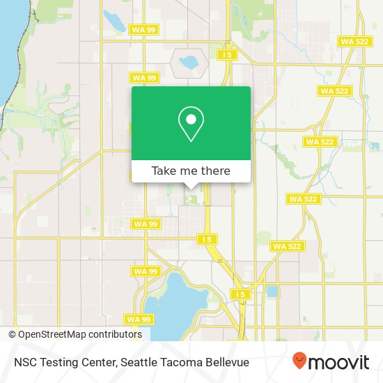 NSC Testing Center map