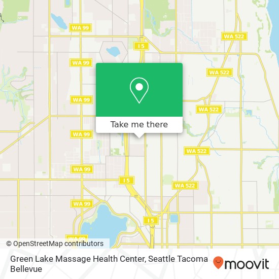 Green Lake Massage Health Center map