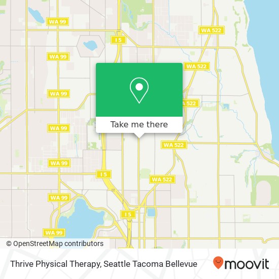 Thrive Physical Therapy map