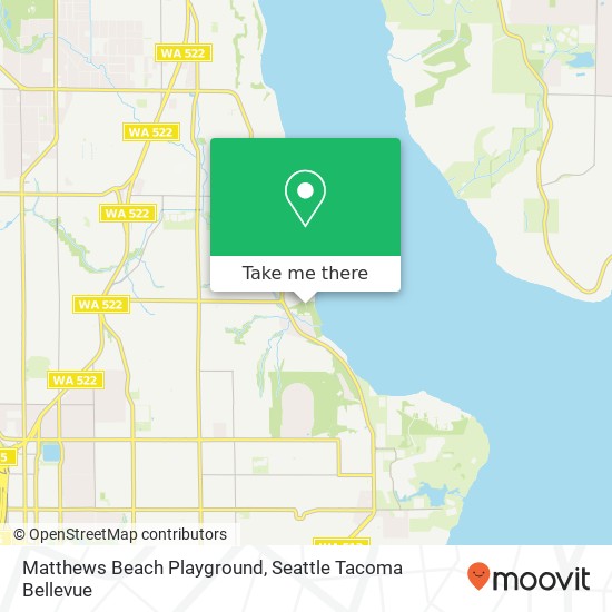 Mapa de Matthews Beach Playground