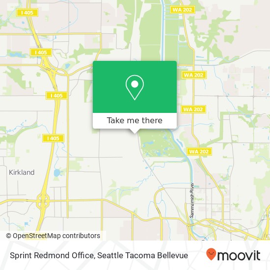 Sprint Redmond Office map