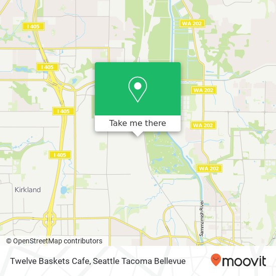 Mapa de Twelve Baskets Cafe