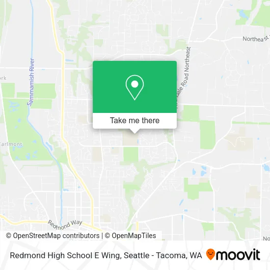 Redmond High School E Wing map
