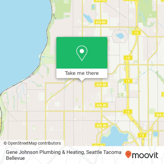 Mapa de Gene Johnson Plumbing & Heating