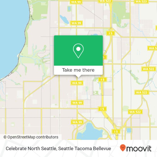 Mapa de Celebrate North Seattle