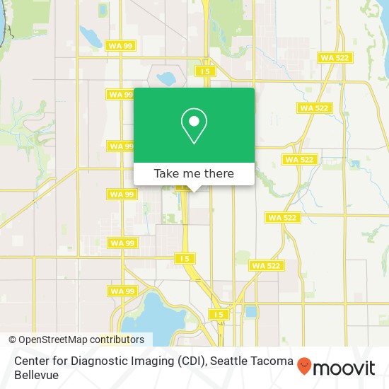 Center for Diagnostic Imaging (CDI) map