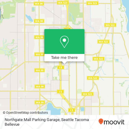 Mapa de Northgate Mall Parking Garage