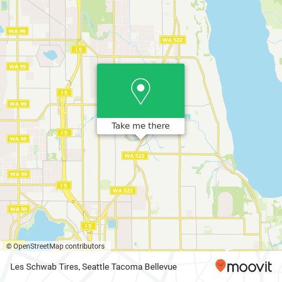 Les Schwab Tires map