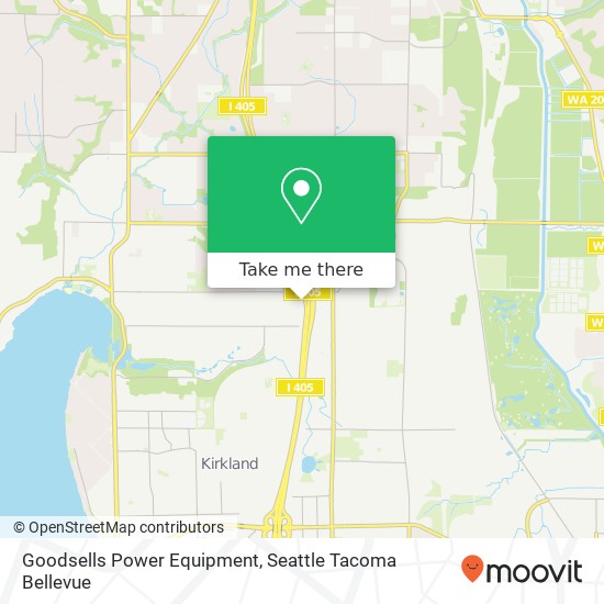 Mapa de Goodsells Power Equipment