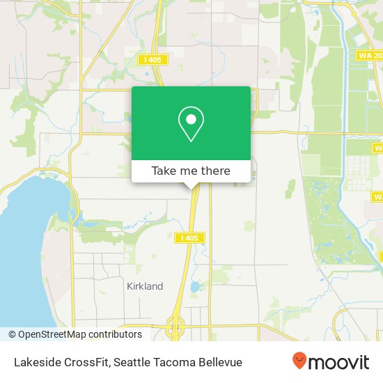 Lakeside CrossFit map