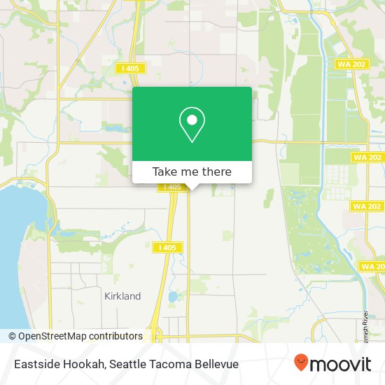 Eastside Hookah map