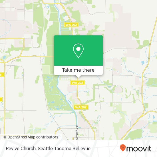 Revive Church map