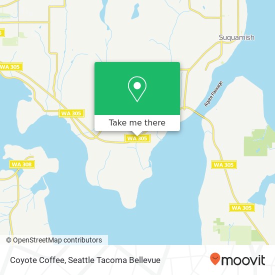 Coyote Coffee map