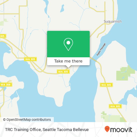 TRC Training Office map