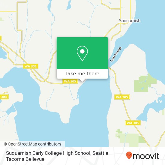Suquamish Early College High School map