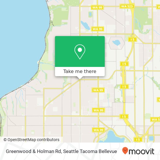 Mapa de Greenwood & Holman Rd