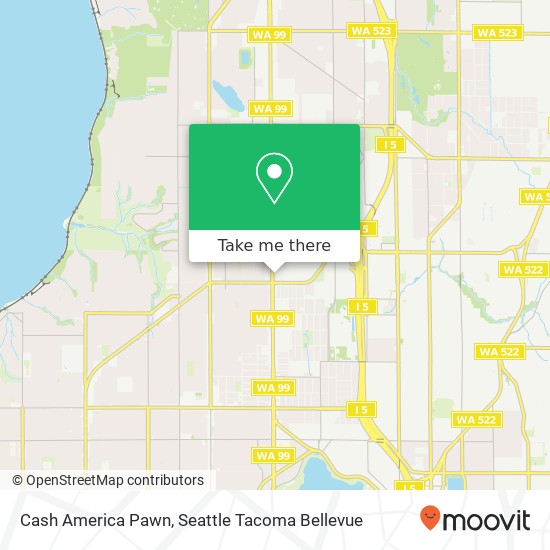 Cash America Pawn map