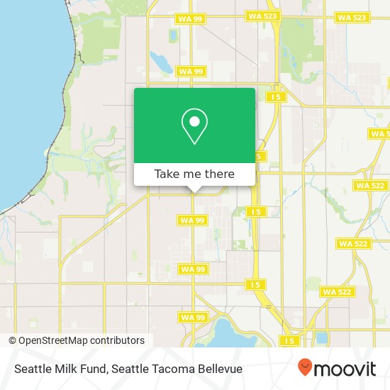 Seattle Milk Fund map