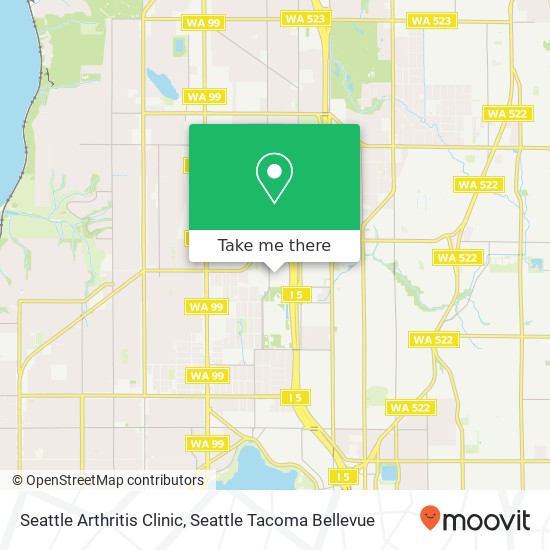 Mapa de Seattle Arthritis Clinic