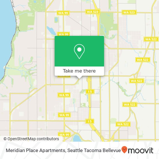 Meridian Place Apartments map