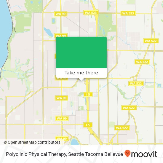 Mapa de Polyclinic Physical Therapy