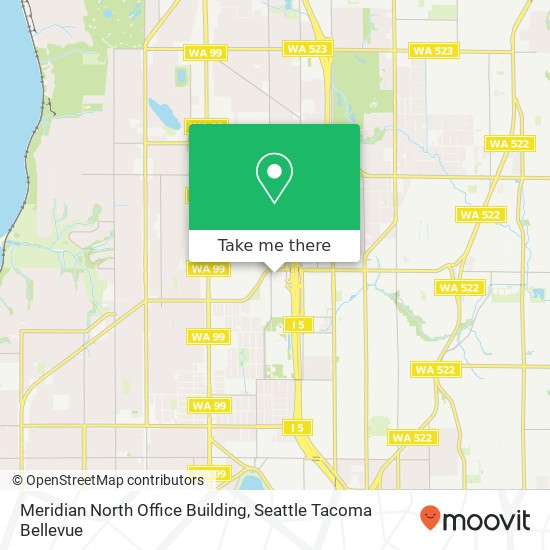 Mapa de Meridian North Office Building