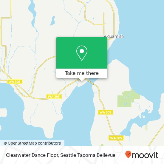 Clearwater Dance Floor map
