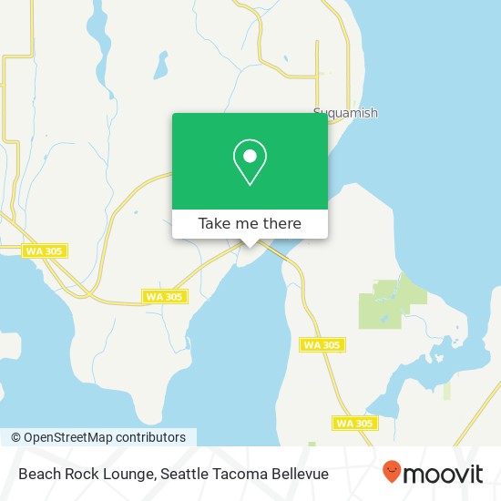 Mapa de Beach Rock Lounge