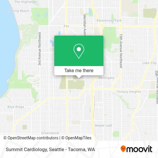 Summit Cardiology map